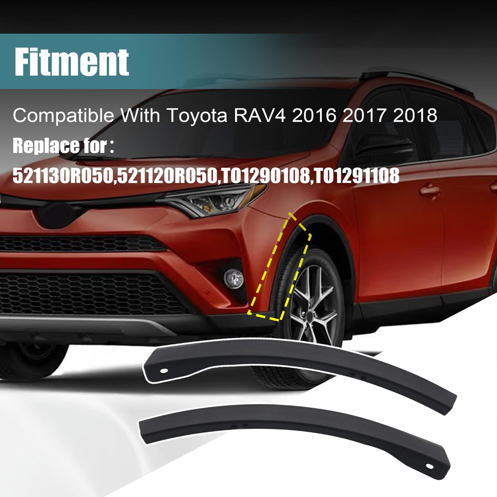 GXARTS wheel arch trim right for RAV4, protects fender area and enhances look.