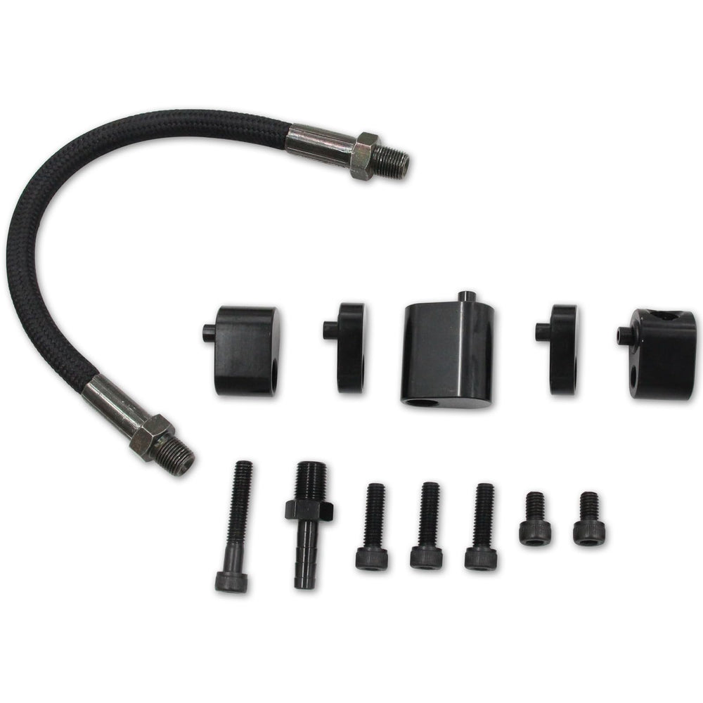 Gxencks Black Pro Suit LS coolant port close up showing improved cooling flow