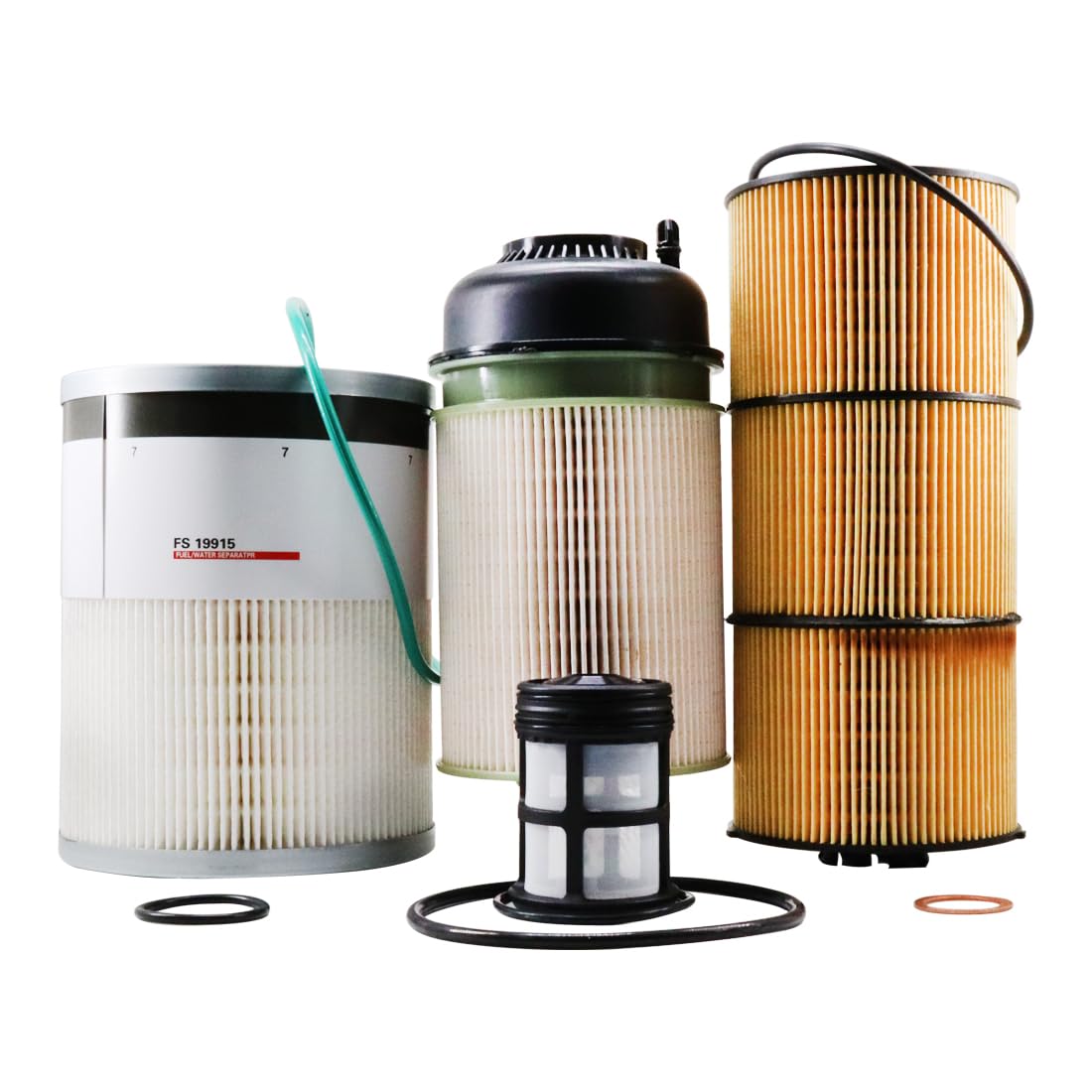 GXFCY PF9908 fuel filter front view protects the fuel system and improves filtration performance.
