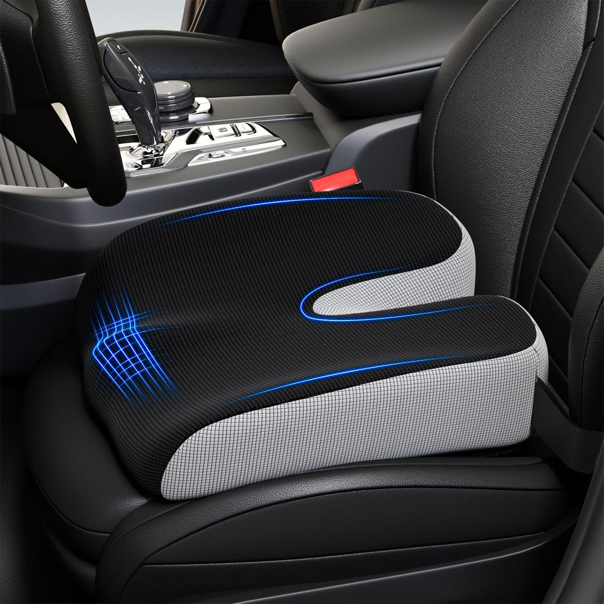 GXHYSW adult car booster seat cushion elevates seating height for better visibility
