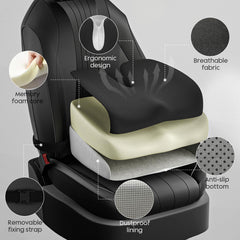 GXHYSW anti-slip grip design keeps cushion secure while driving