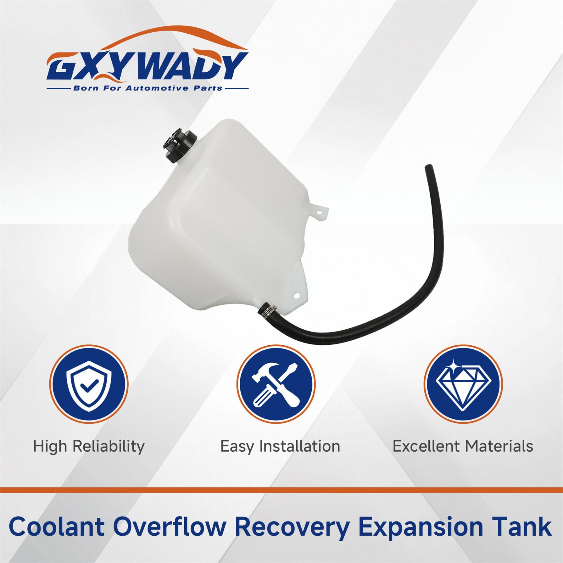 Cap included with GXYWADY HD81-87 coolant overflow tank for secure sealing