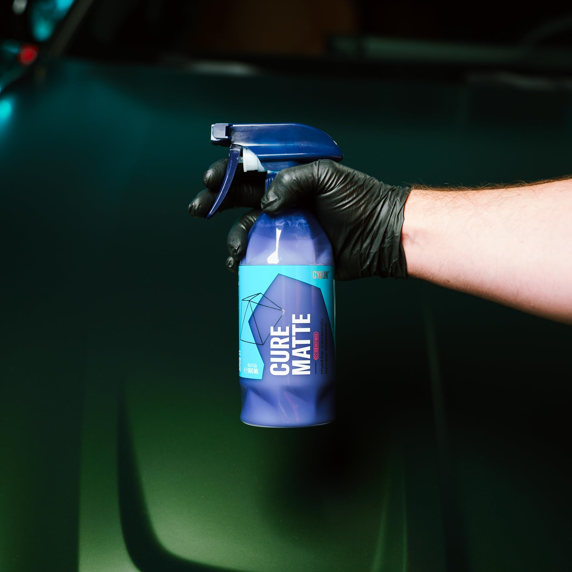 GYEON Cure Matte applied diluted for quick upkeep on matte finish