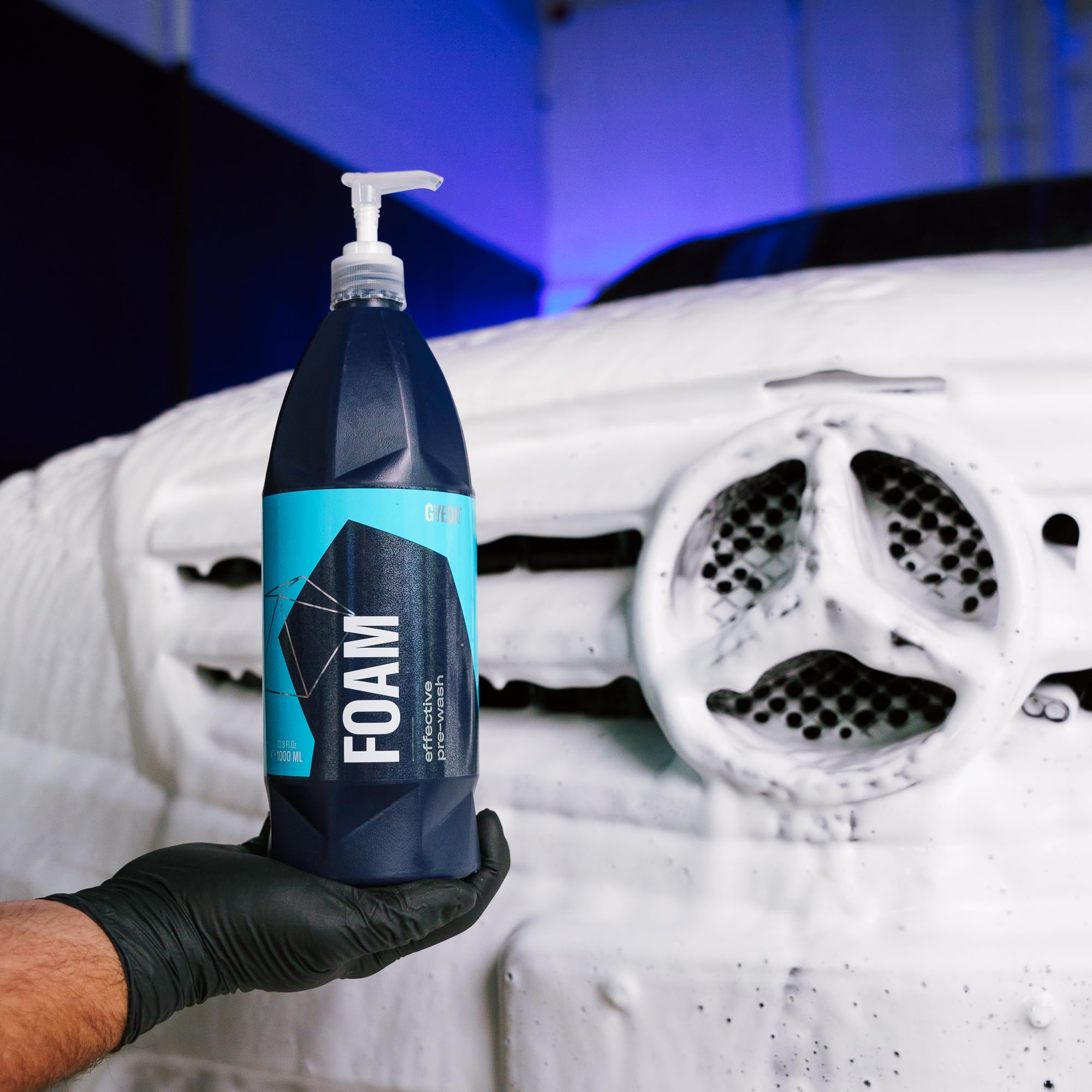 Gyeon Foam Premium Pre-Wash dilution control lets you scale foam from heavy to light wash
