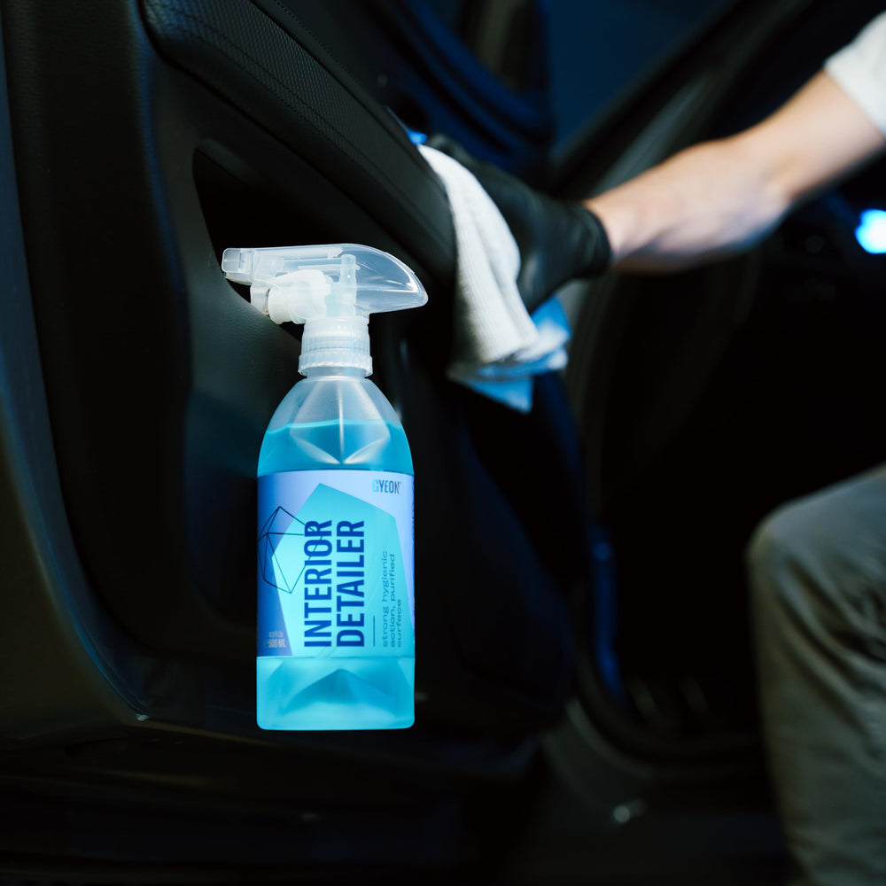 Gyeon Interior Detailer cleans glass and screens without streaks