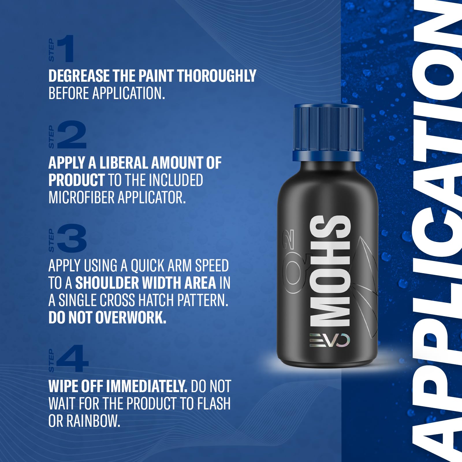 GYEON MOHS water-beading action helps keep your car cleaner between washes.