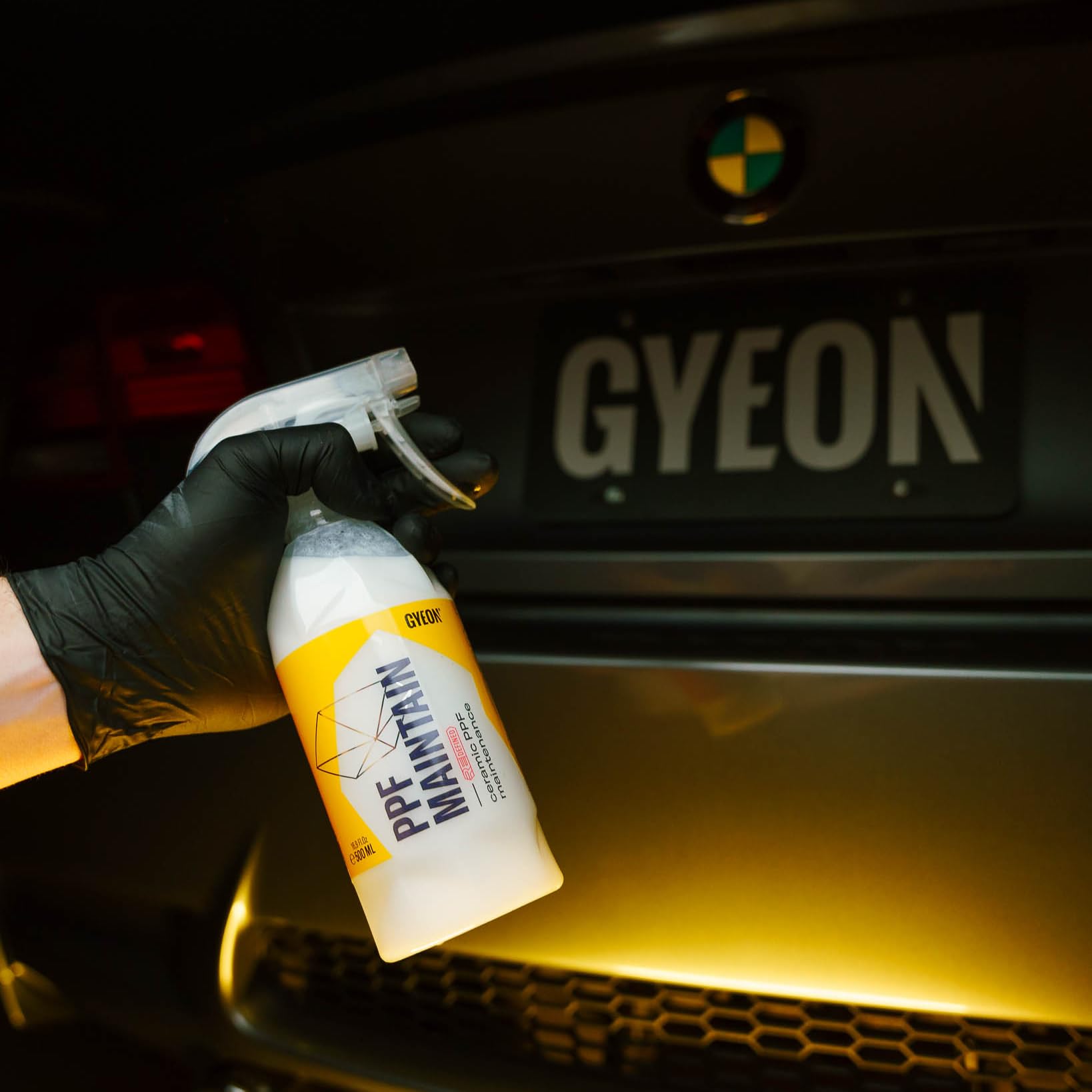 GYEON PPF Maintain matte finish panel preserves even, grime-repelling appearance