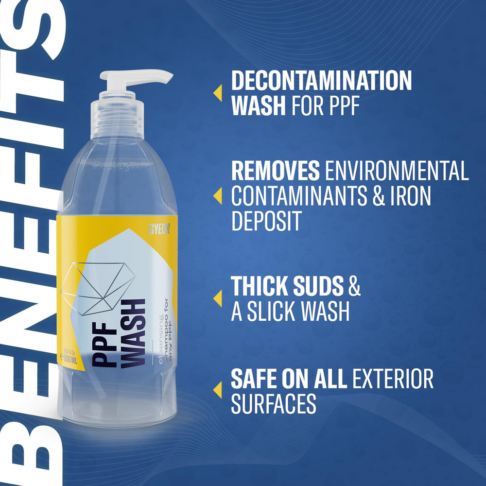 Easy dilution demonstration of Gyeon PPF Wash for safe bucket washing