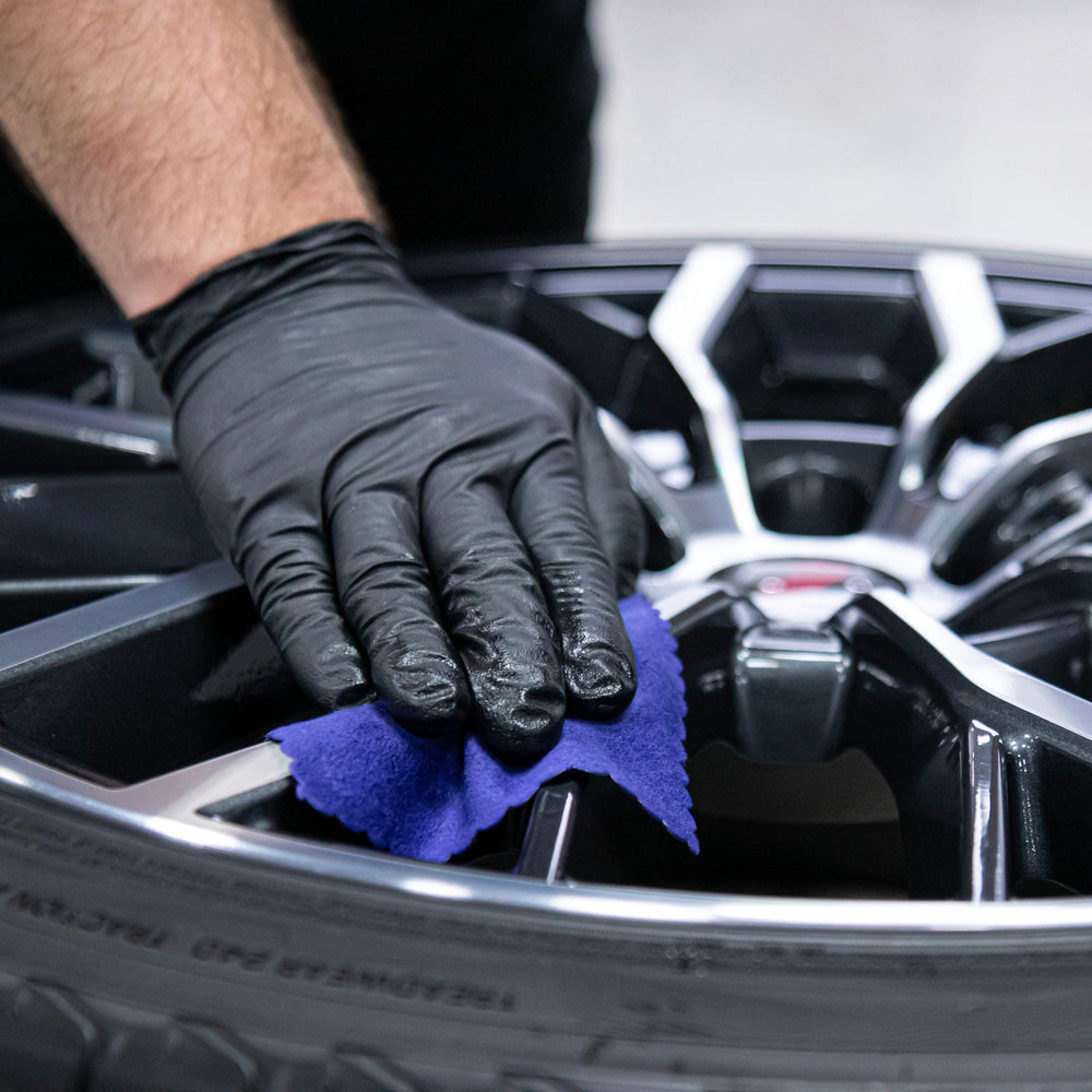 Gyeon Rim EVO wheel after satin finish highlighting refined color.