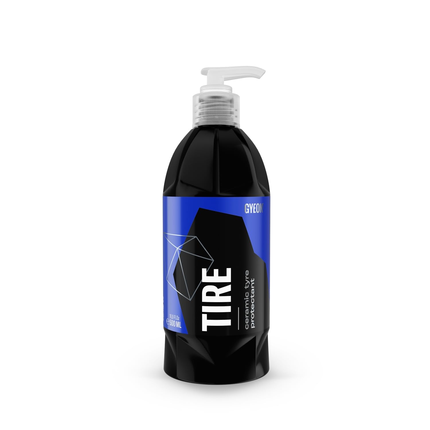 Gyeon Tire Ultimate SiO₂ coating on tire tread delivering lasting UV protection and deep satin black.