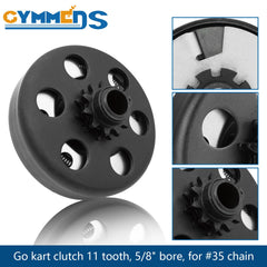 GYMMEDS centrifugal clutch with included bolt and washer kit simplifies installation and maintenance.