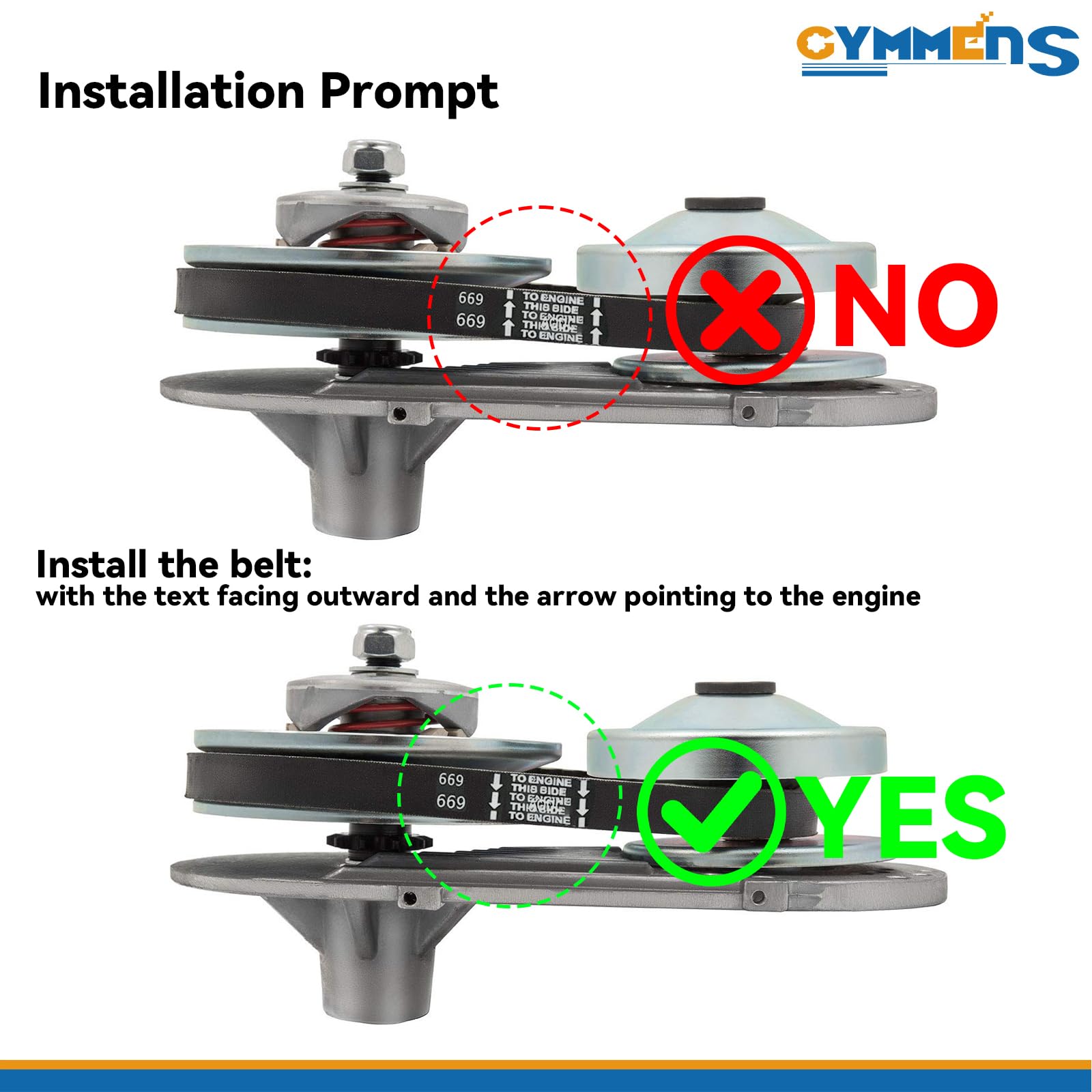 GYMMEDS 10T sprocket for 40/41/420-chain supports different drive options.