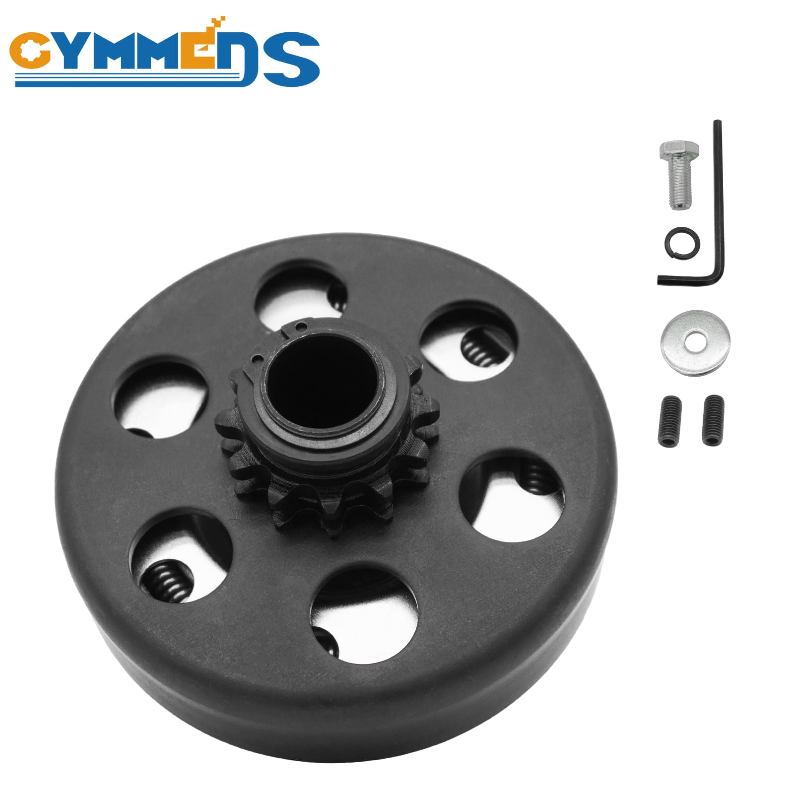 GYMMEDS 3/4 bore clutch close-up on Predator 212cc and Honda GX engine compatibility.