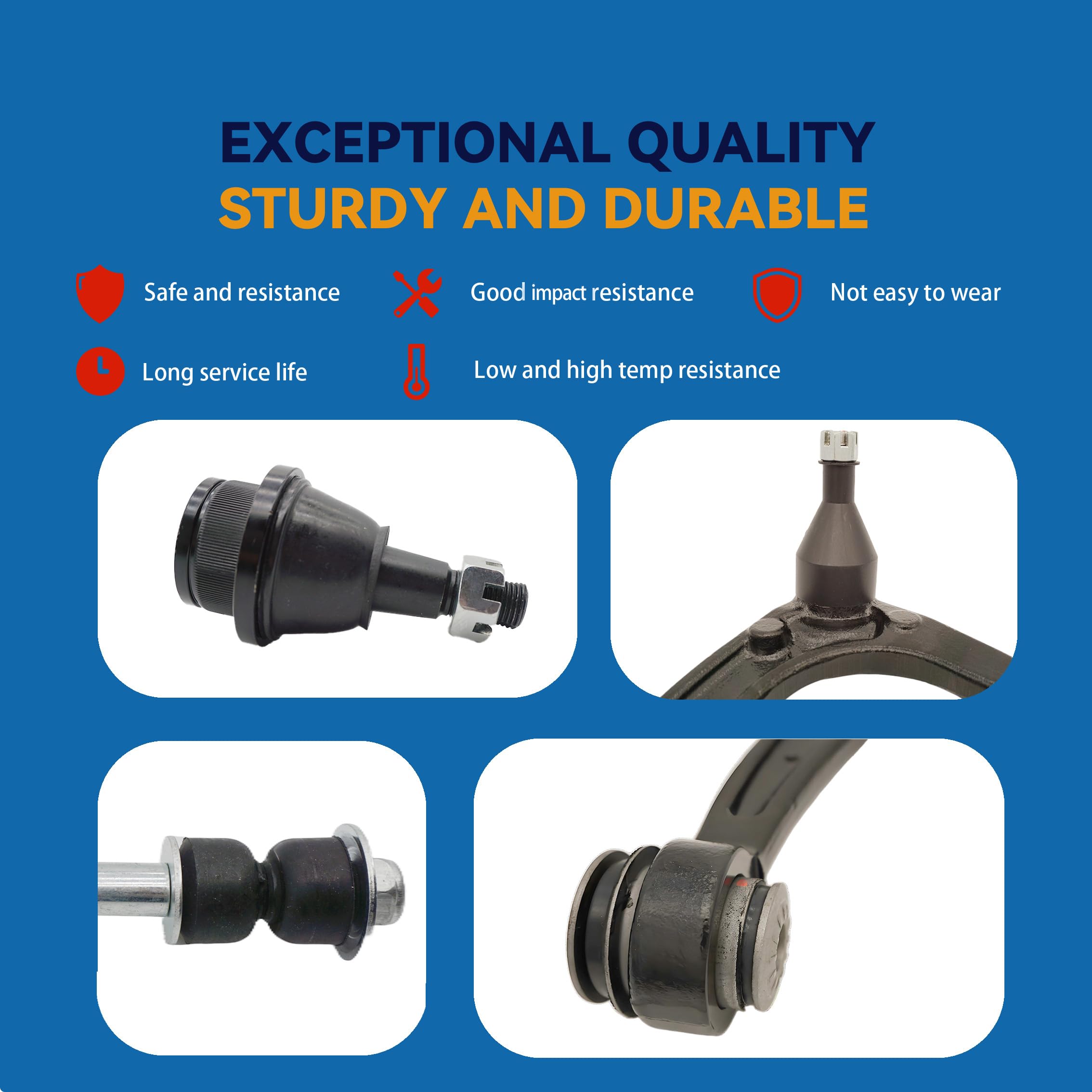 GYMMEDS front inner tie rod end improves steering feel and alignment control.