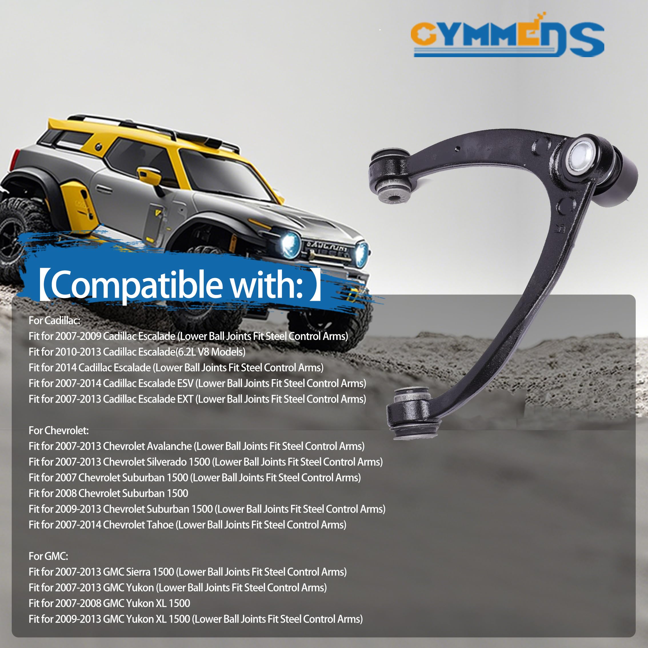 GYMMEDS front outer tie rod end supports precise steering and road feedback.