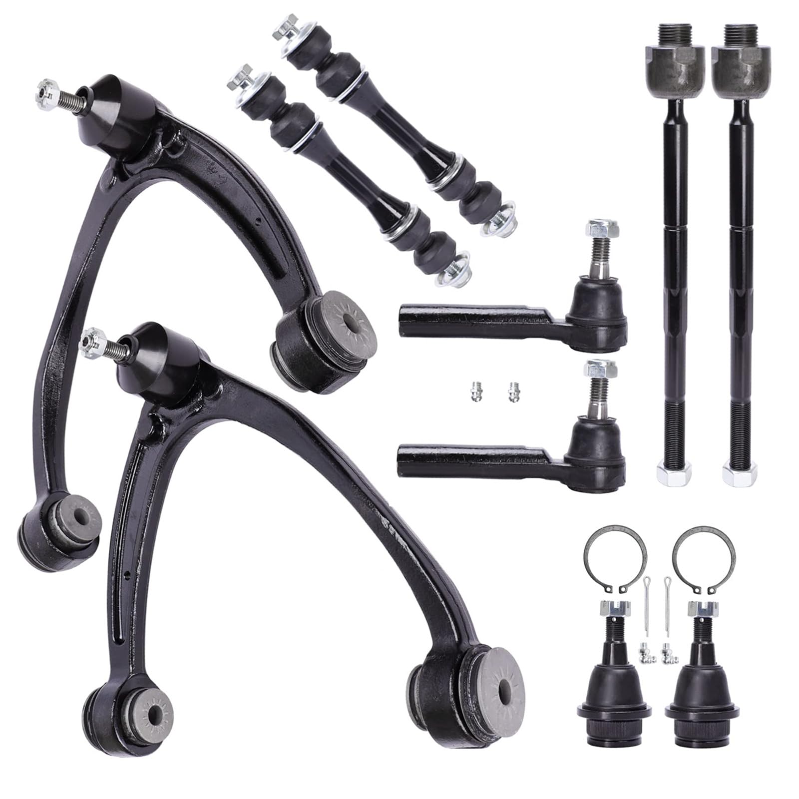 GYMMEDS front upper control arm with ball joint, driver side, enhanced steering precision.