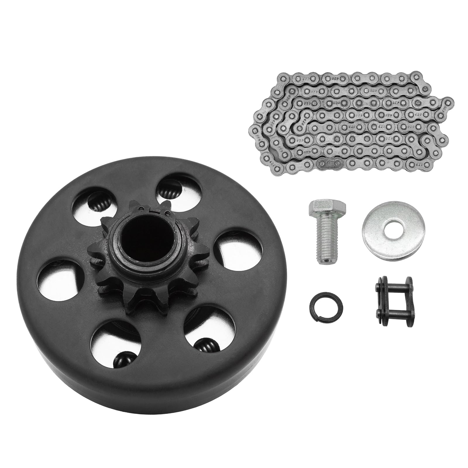 GYMMEDS Go Kart Clutch 10-Tooth on 3/4 inch bore for smooth torque transfer
