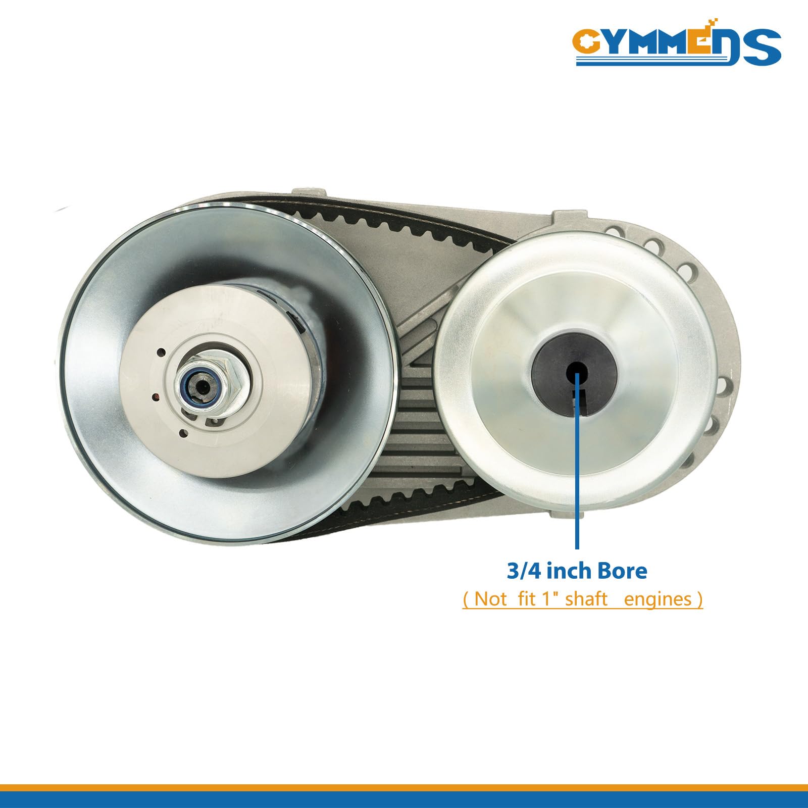 GYMMEDS iron and aluminum construction for durable performance.