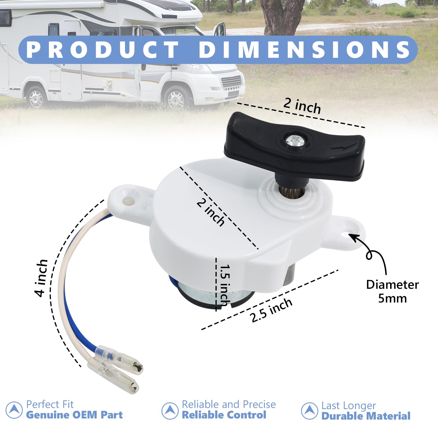 GYOFFULL white-cap motor adds a clean, modern look to interiors.