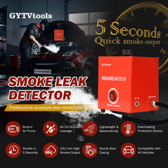 GYTVtools Smoke Leak Detector side view shows compact durable design for workshops.