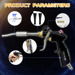 GZ-KJM Dusting brush included for thorough interior detailing.