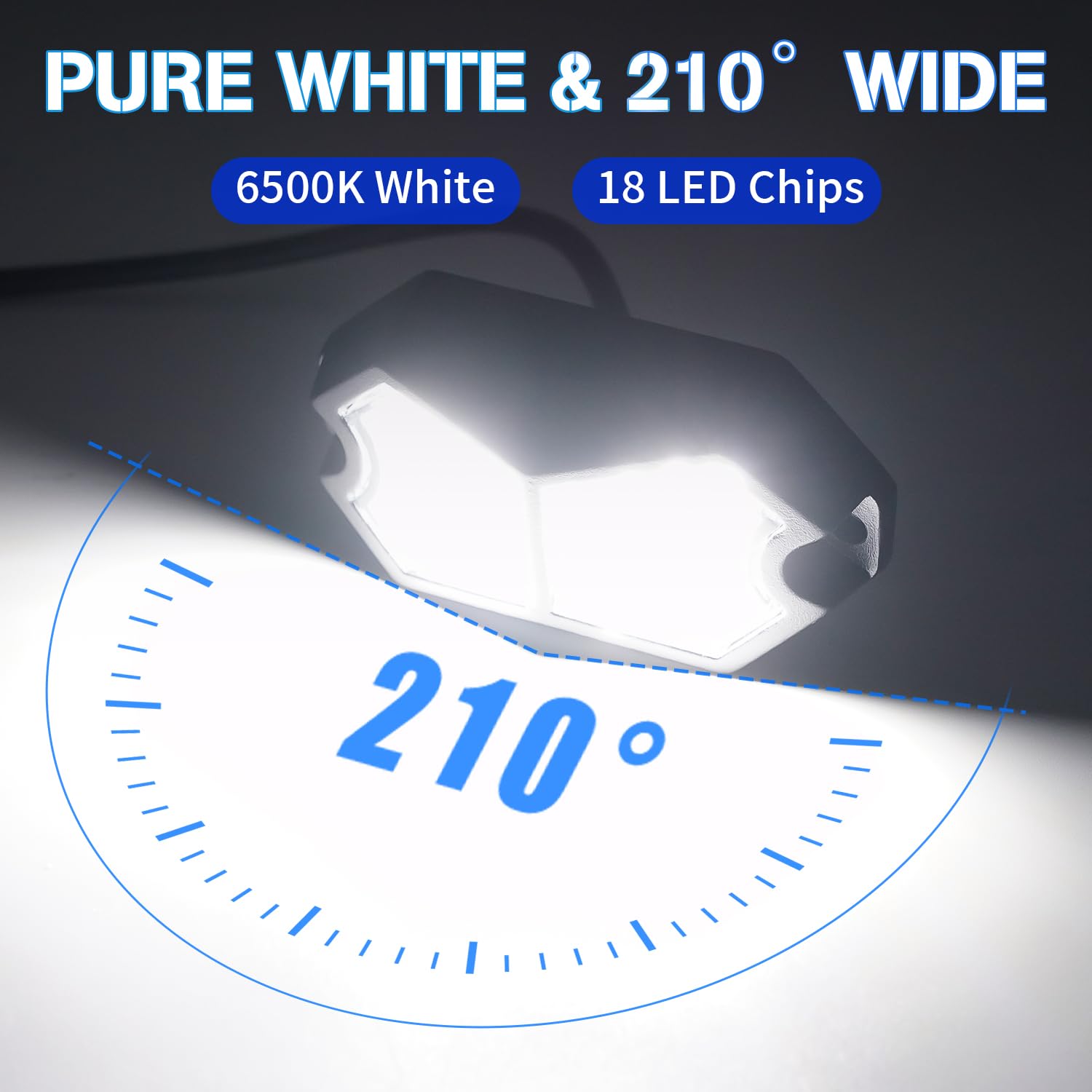 GZ5CG underbody lights with IP68 housing for durable off-road visibility