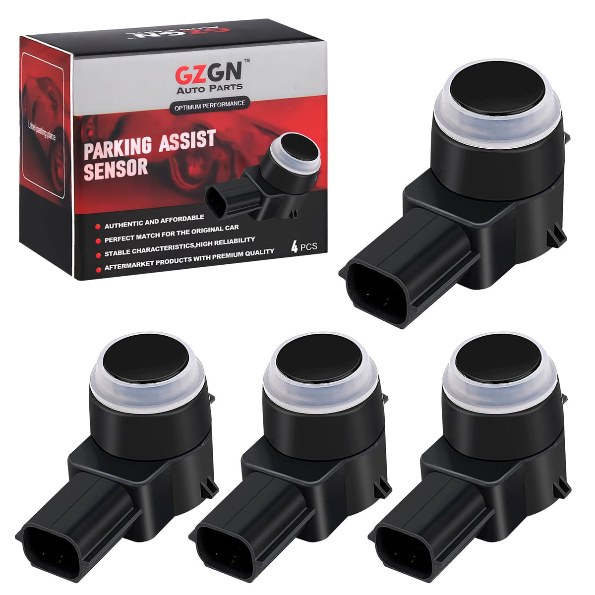 GZGN 1EW63TZZAA rear parking sensor close-up for precise parking awareness