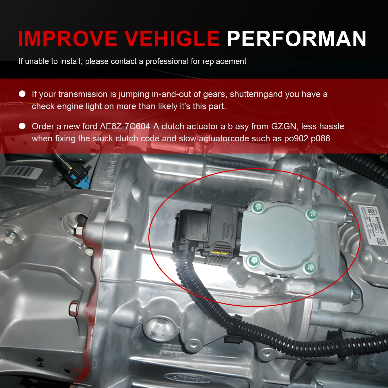 GZGN two-piece pack designed for Ford Focus/Fiesta installation ease.