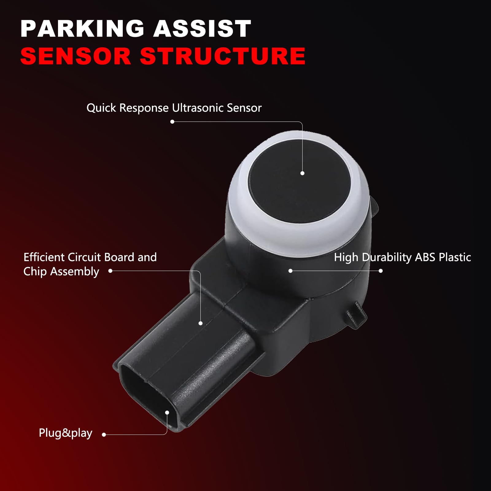 GZGN Sierra 1500 rear parking sensor for easy mounting