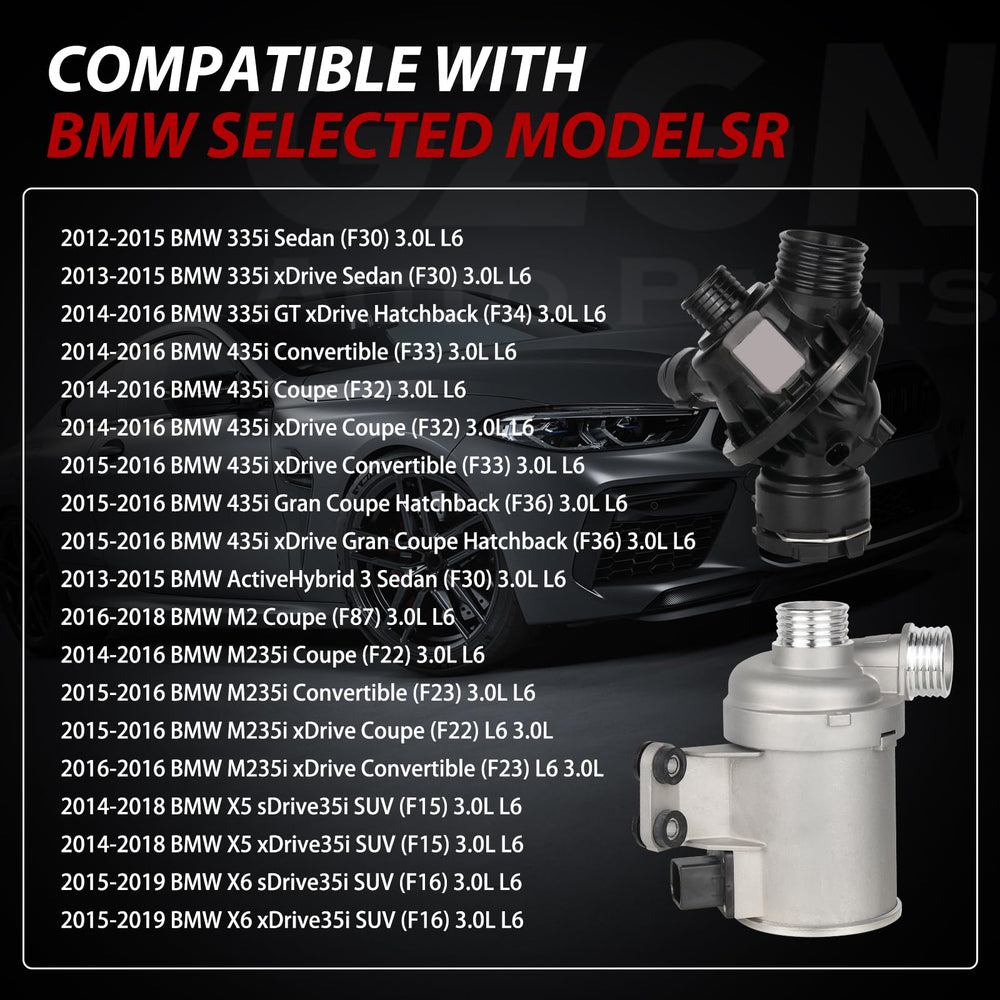 GZGN thermostat kit included for reliable engine cooling control