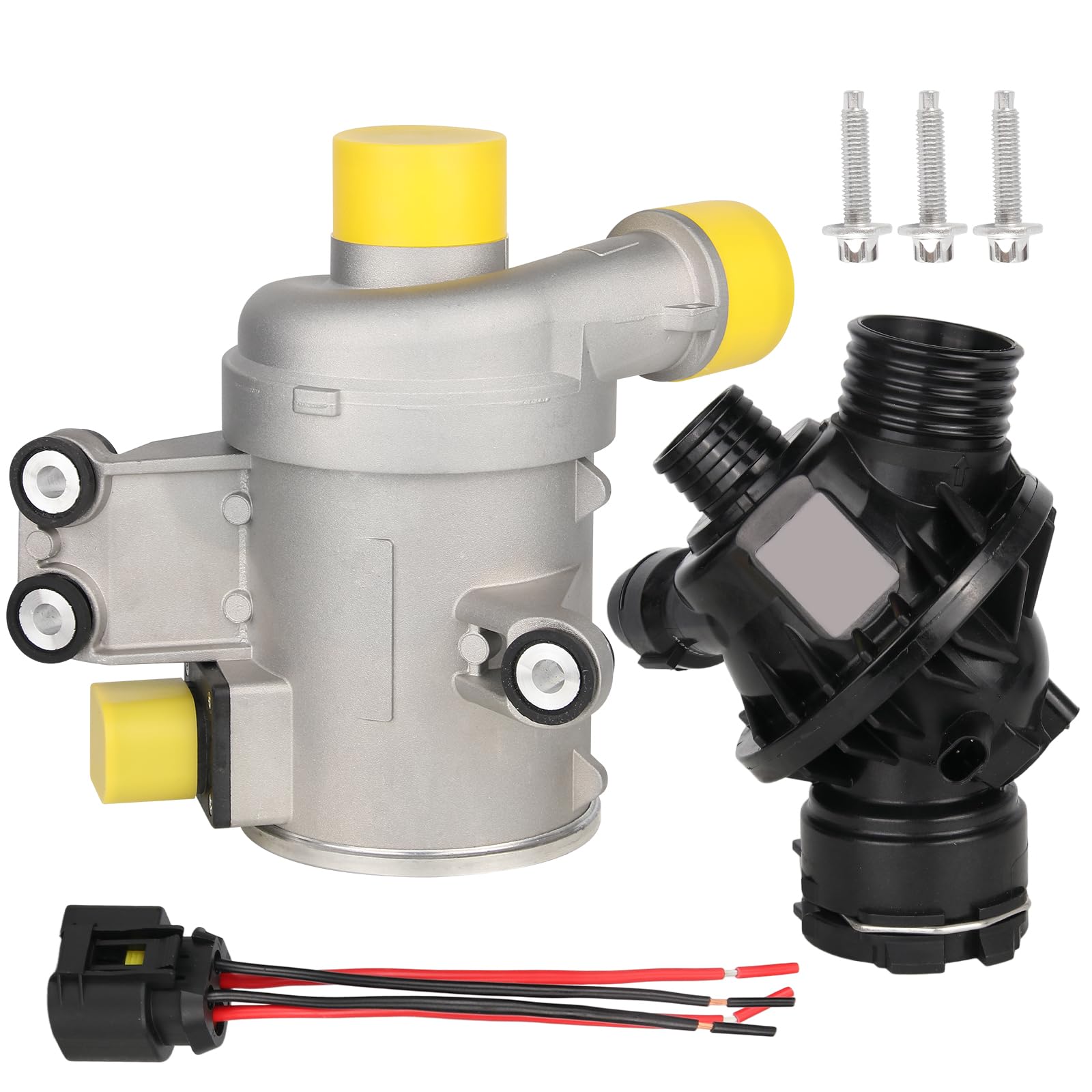 GZGN water pump assembly with aluminum housing for BMW engines