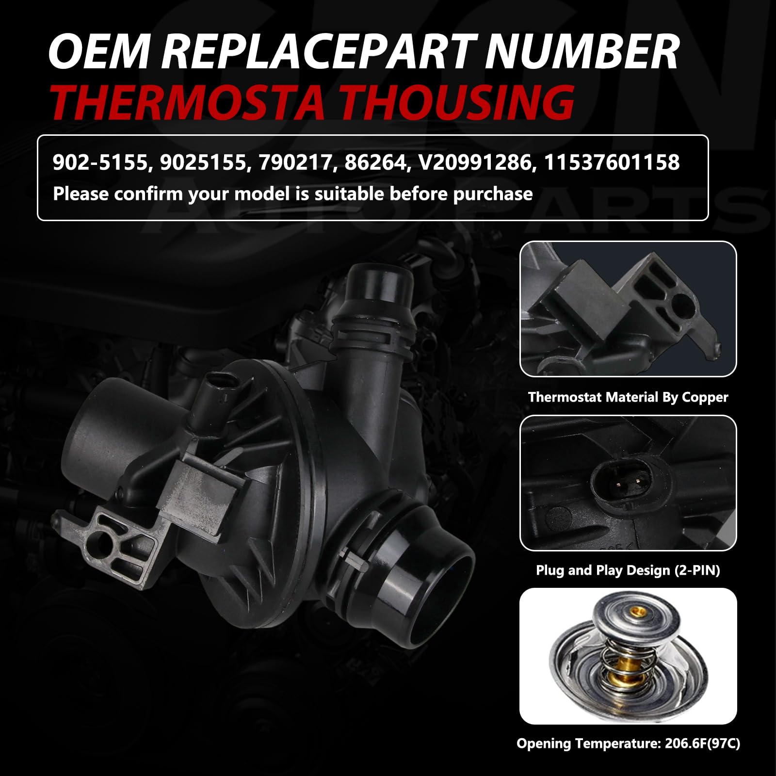 GZGN electric pump wiring harness for BMW 535i — direct replacement compatibility.