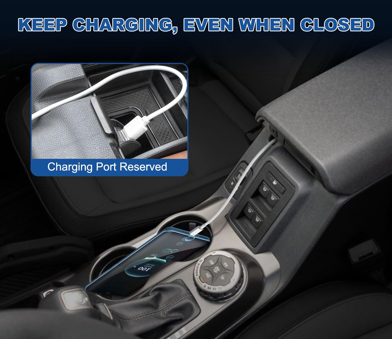 GZSH 4-door Bronco fit ensures organized storage across trims.
