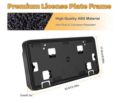 GZSH frame kit includes four long screws for easy installation.