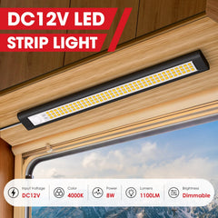 GZV 12V LED light bar side mount shows flexible multi-directional installation