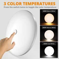 GZV RV interior light with dimming control for adjustable brightness.