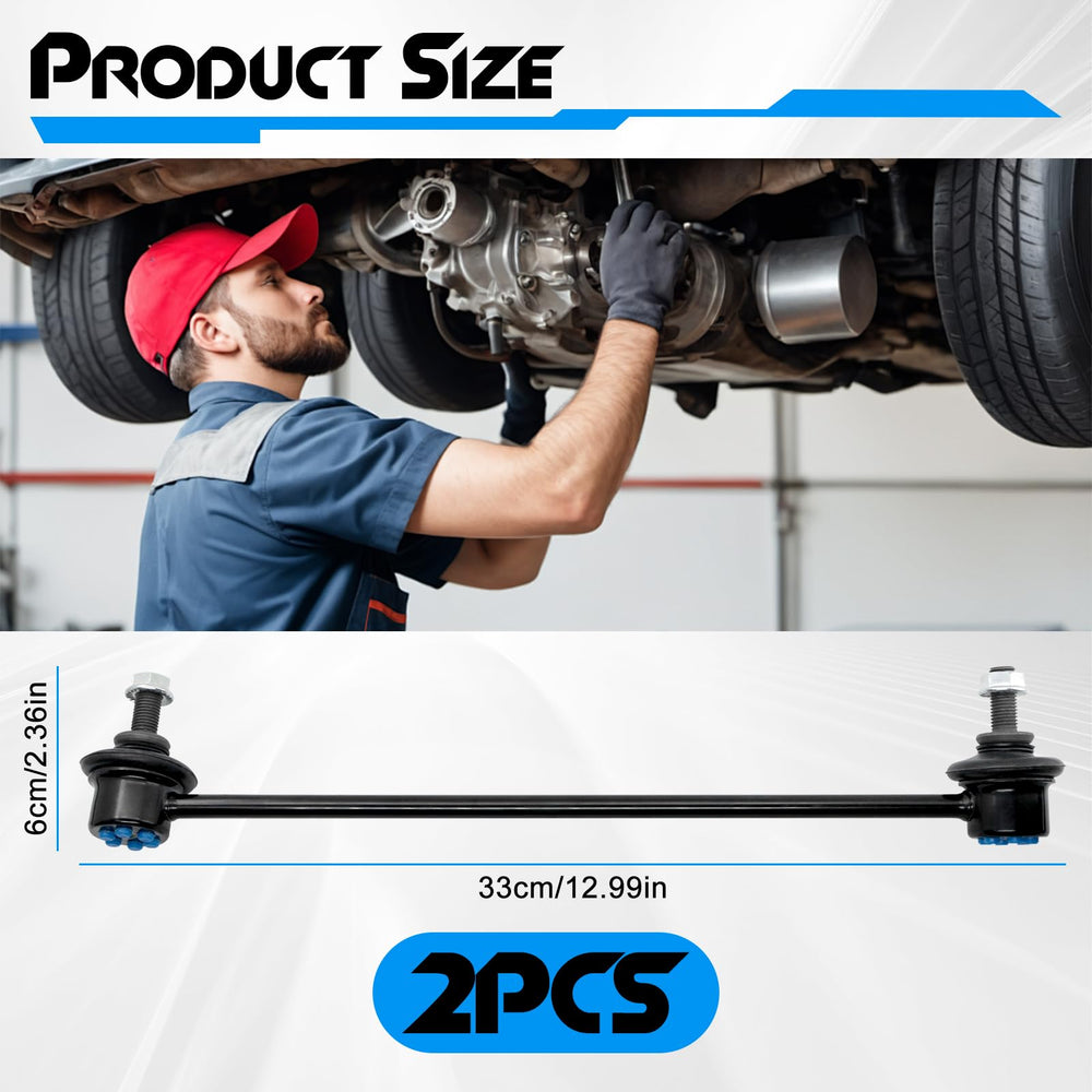 GZYQPDZ front right sway bar link improves handling and reduces body roll.