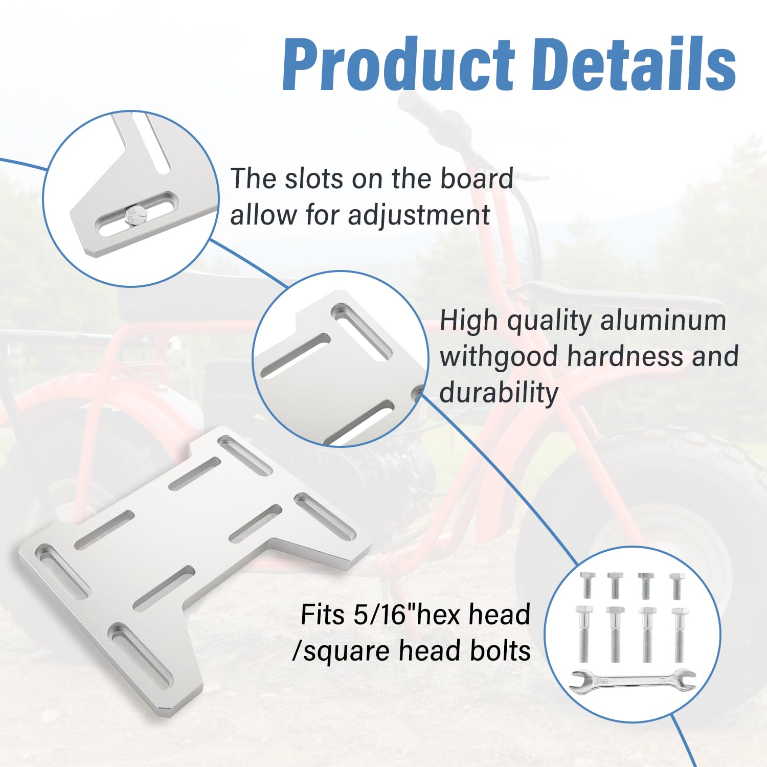 GZZTORES Coleman CT100U mount bracket secures engine reliably