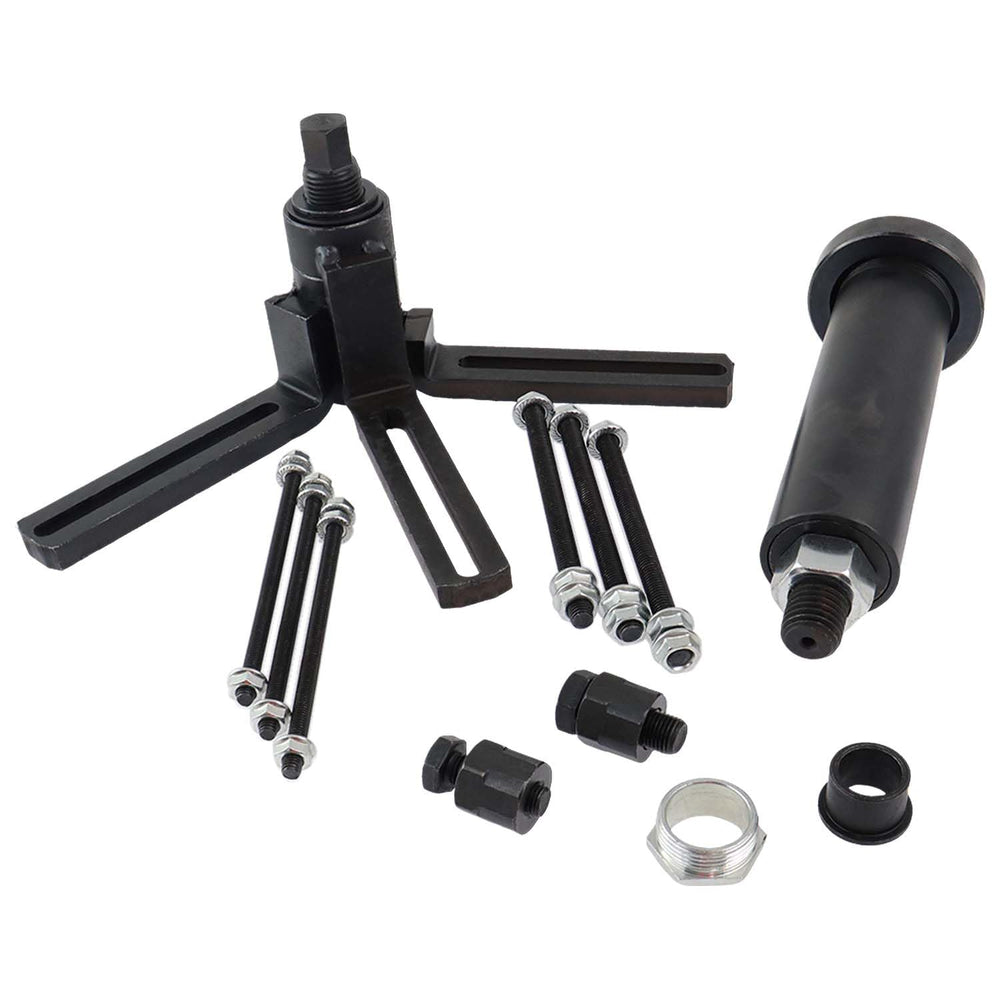 GZZTORES Crankcase Splitter assembly in action for safe crankshaft removal.
