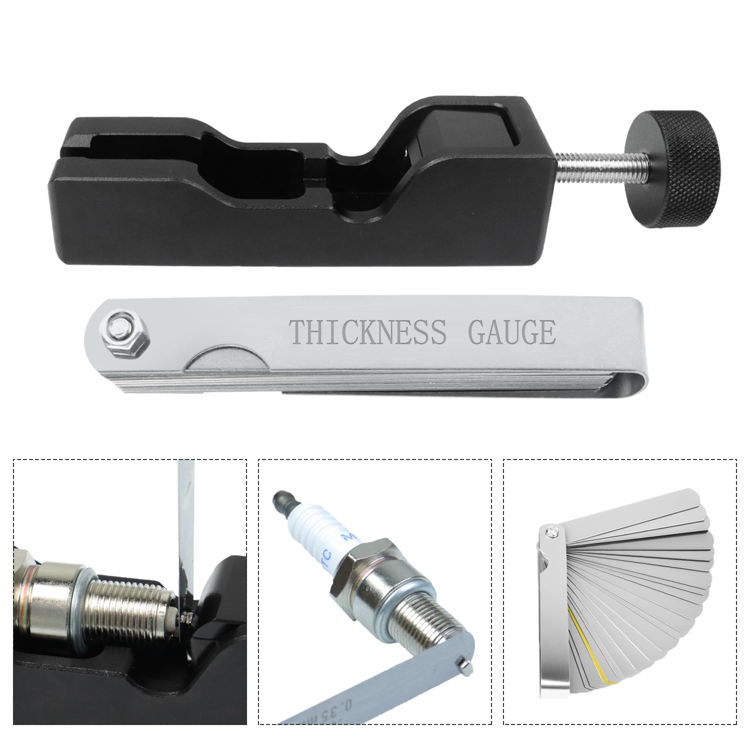 GZZTORES gap tool compatible with 10–16 mm plugs for quick maintenance.
