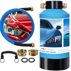 H&G lifestyles water deionizer car wash setup delivers spotless rinsing results.