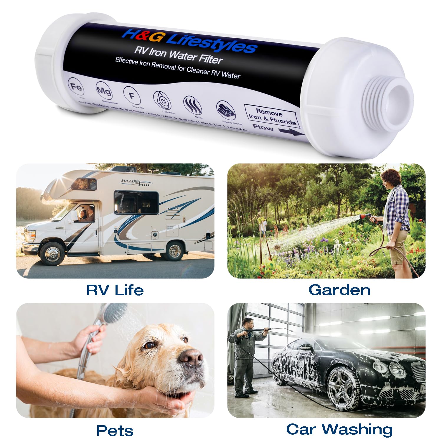 H&G Lifestyles better-tasting drinking water on RV trips with this filter.