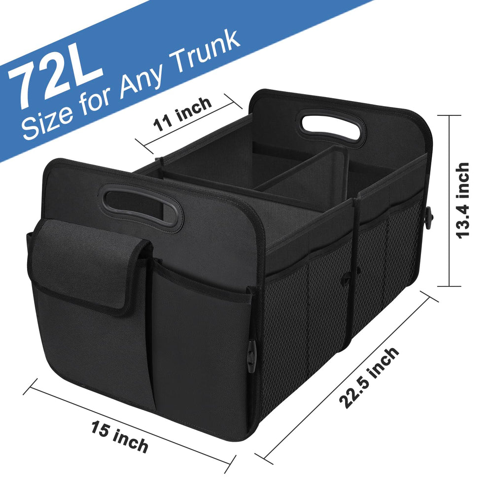 Habopet trunk organizer in waterproof oxford fabric protects contents