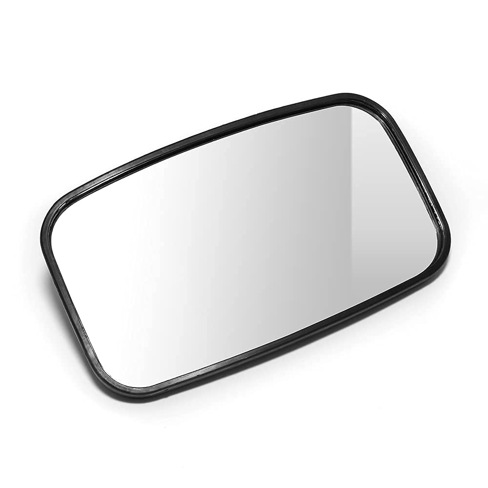 Hacus FPE rearview mirror left-angle view improves blind-spot awareness for forklifts