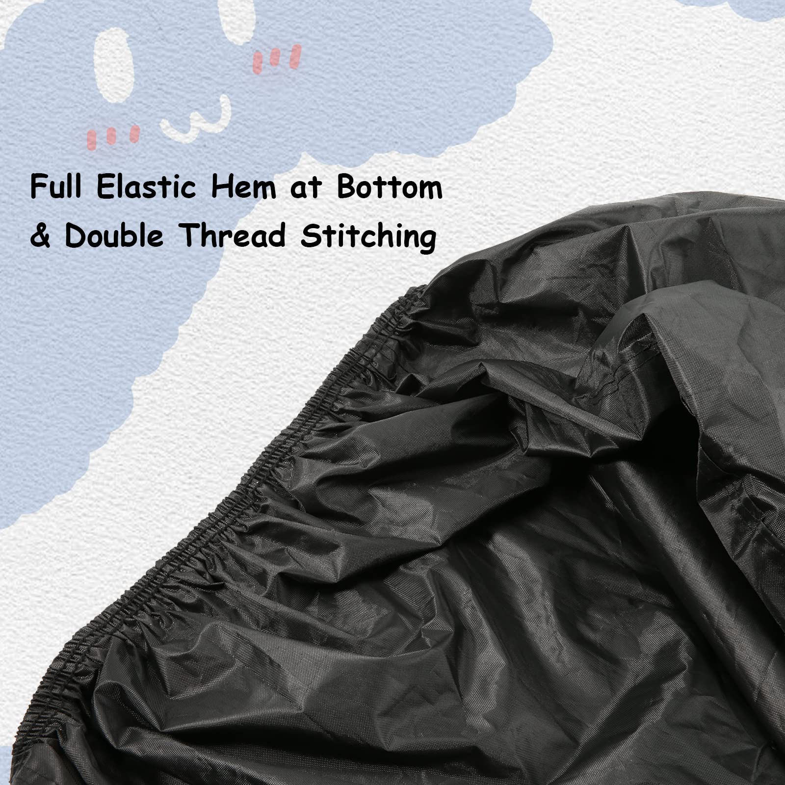 Hadieru Cozy Coupe elastic hem provides a snug fit