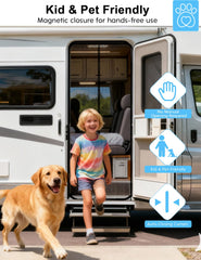 HAEZU tear-resistant fiberglass mesh resists wear from pets and travel.