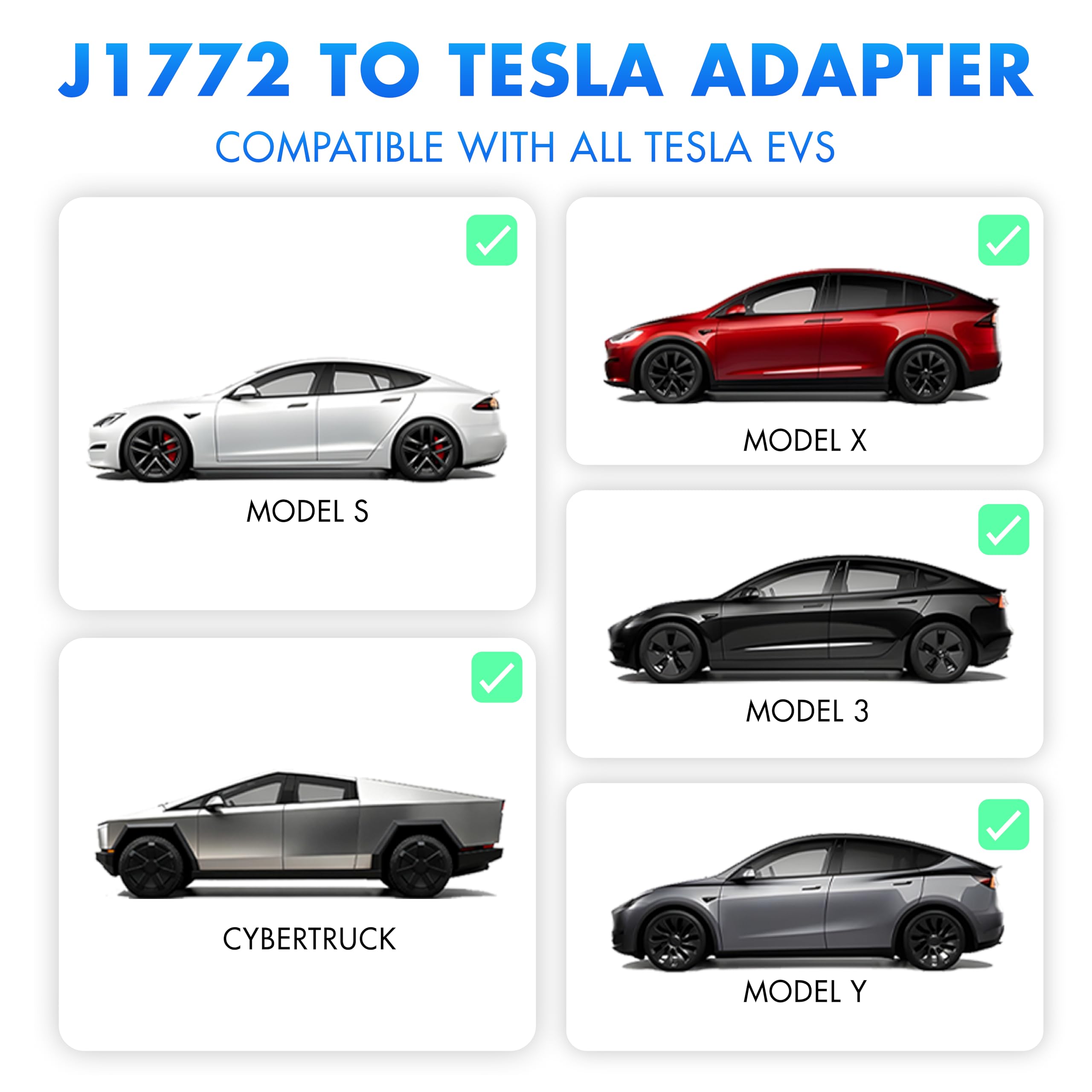 Hagibis J1772 to Tesla adapter in use on a long road trip
