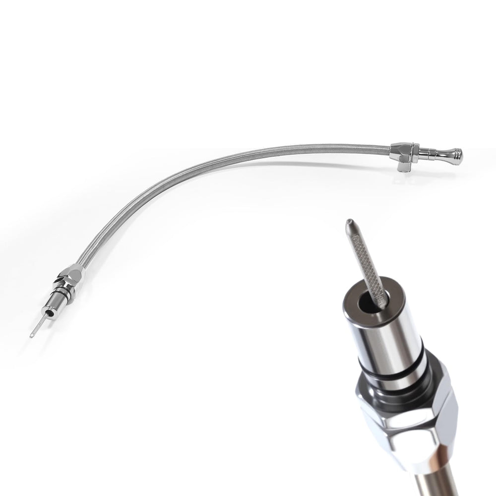 HAHAHA 36-inch transmission dipstick with firewall-mount enables easy level checks