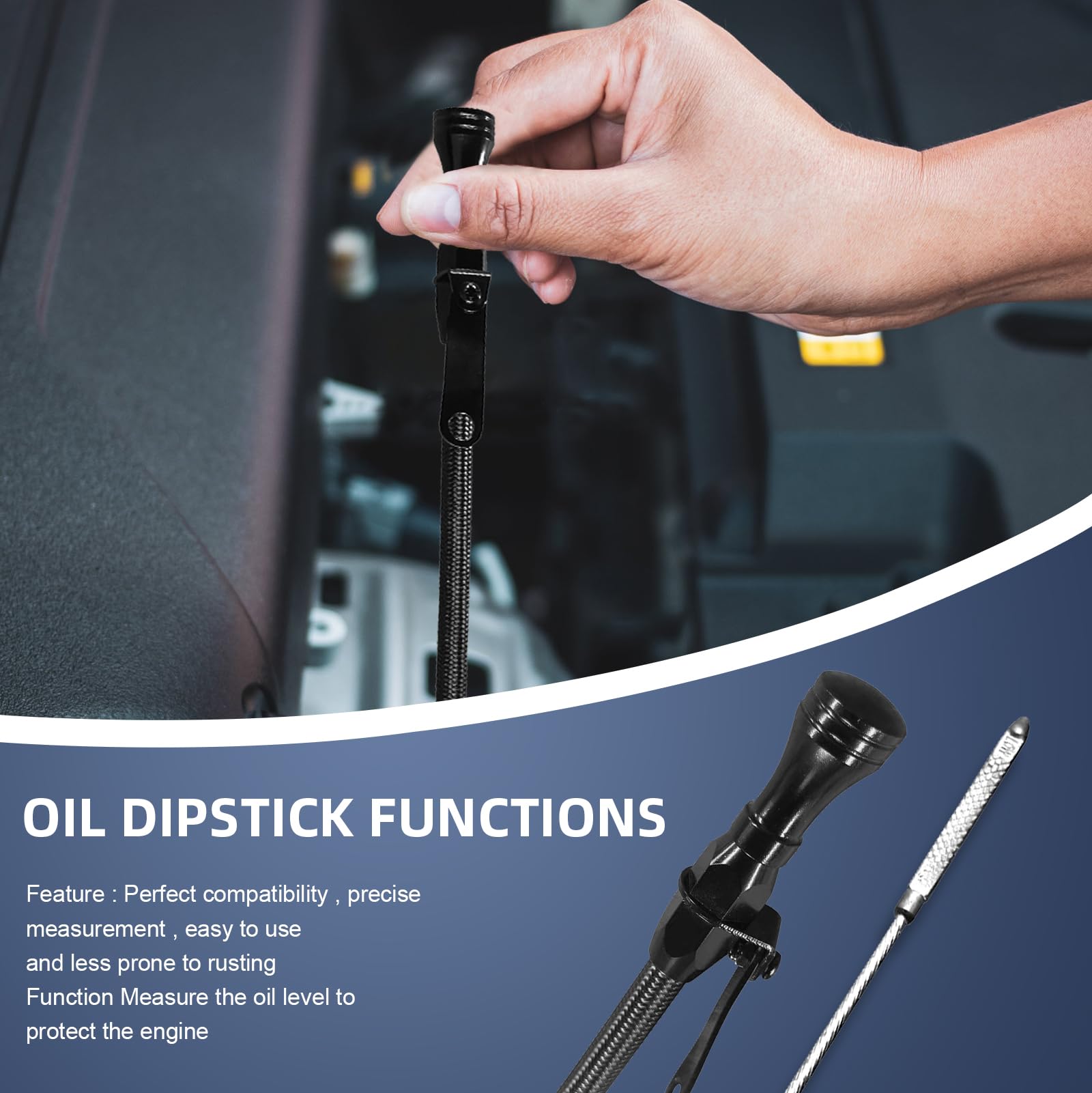 HAHAHA impeller-equipped dipstick from HAHAHA supports steady readings