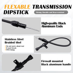 HAHAHA dipstick with durable construction supports reliable readings in demanding driving.